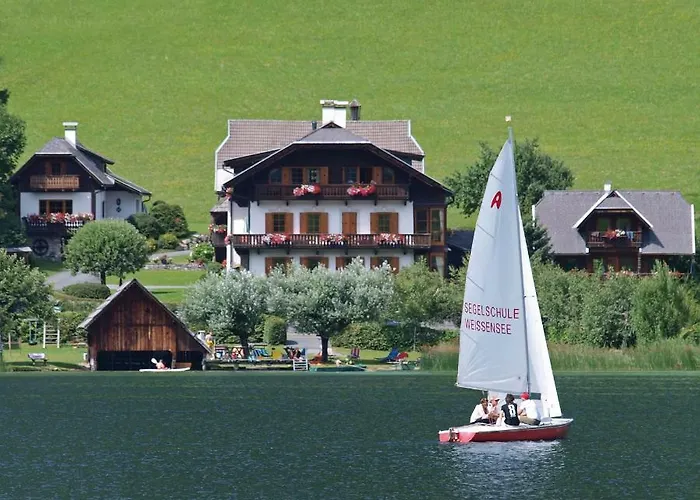 Obergasser Und Bergblick Agroturismo Weissensee